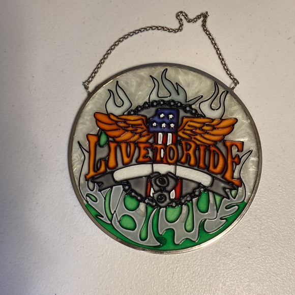 “Live To Ride” Suncatcher - Picture 3 of 4